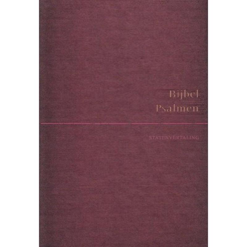 Bijbel, Psalmen & Gezangen - 9,5 x 13,5 cm, bordeauxrood